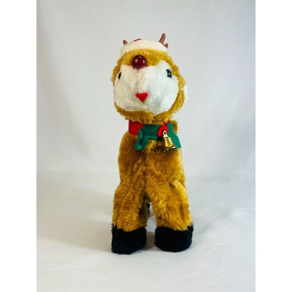 Vintage House of Lloyd Musical Plus Reindeer Christmas Around the World - Picture 4 of 10